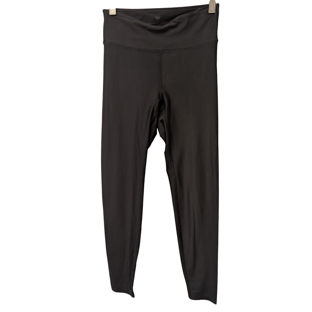 Heroine Sport Womens High Rise Performance Leggings Black Small Made in USA